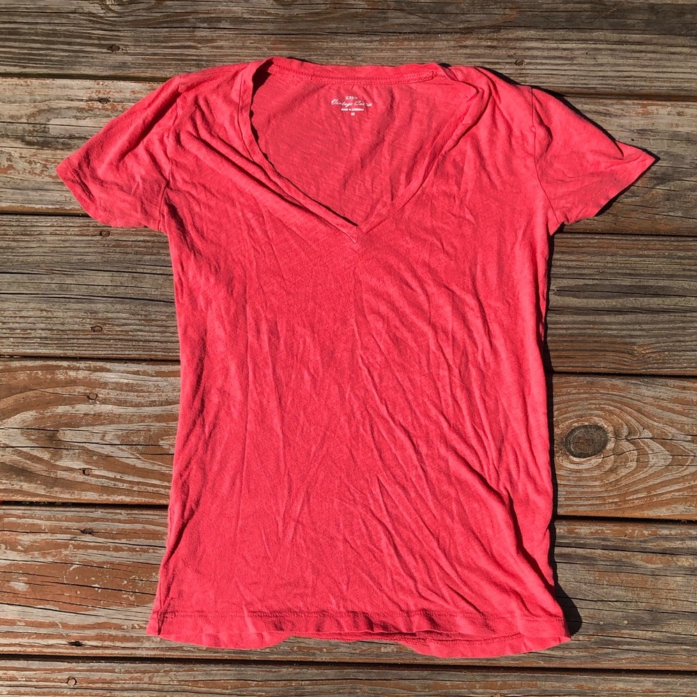 J. Crew Vintage Collection Pink/Coral Shirt | XS